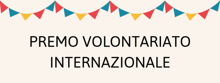 26° edizione del premio volontariato internazionale